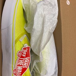 Glitter yellow vans